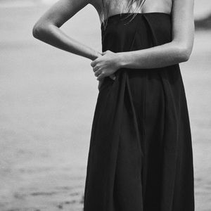 Zara linen blend jumpsuit